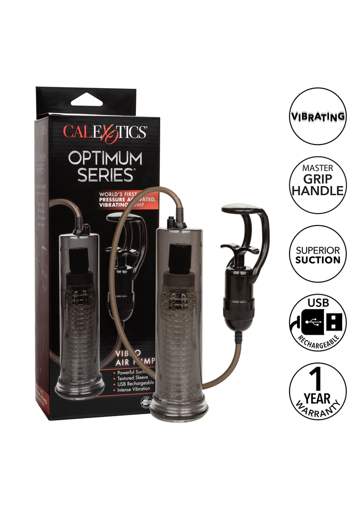 CalExotics Optimum Series Vibro Air Pump BLACK - 1