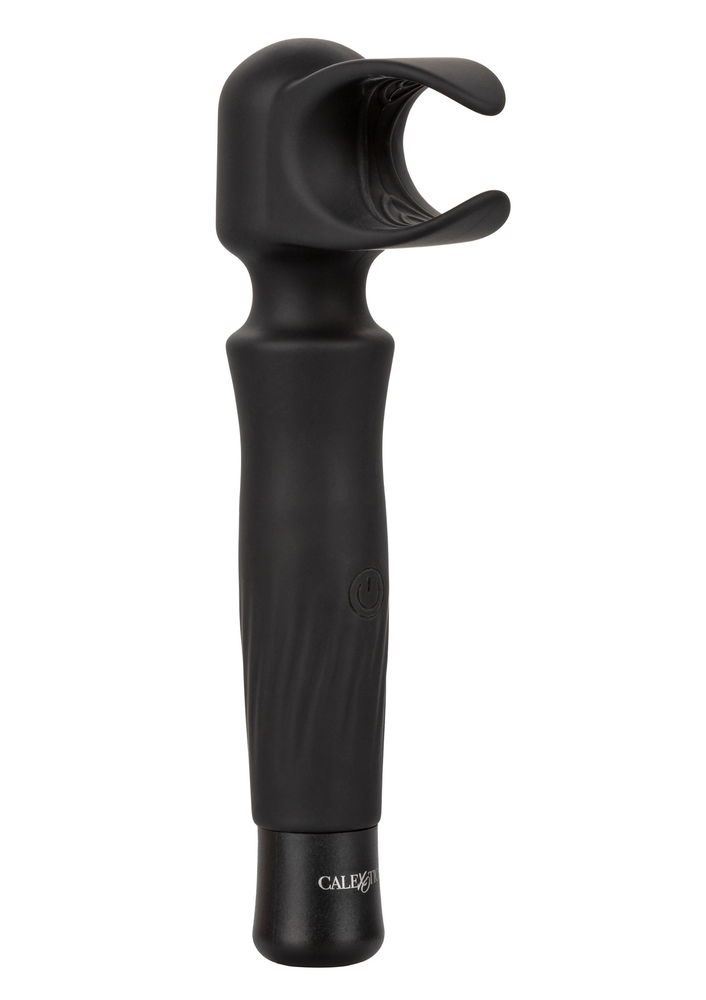 CalExotics Optimum Power Masturwand Vibrating Stroker BLACK - 9