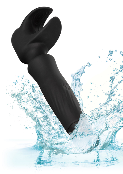 CalExotics Optimum Power Masturwand Vibrating Stroker BLACK - 5