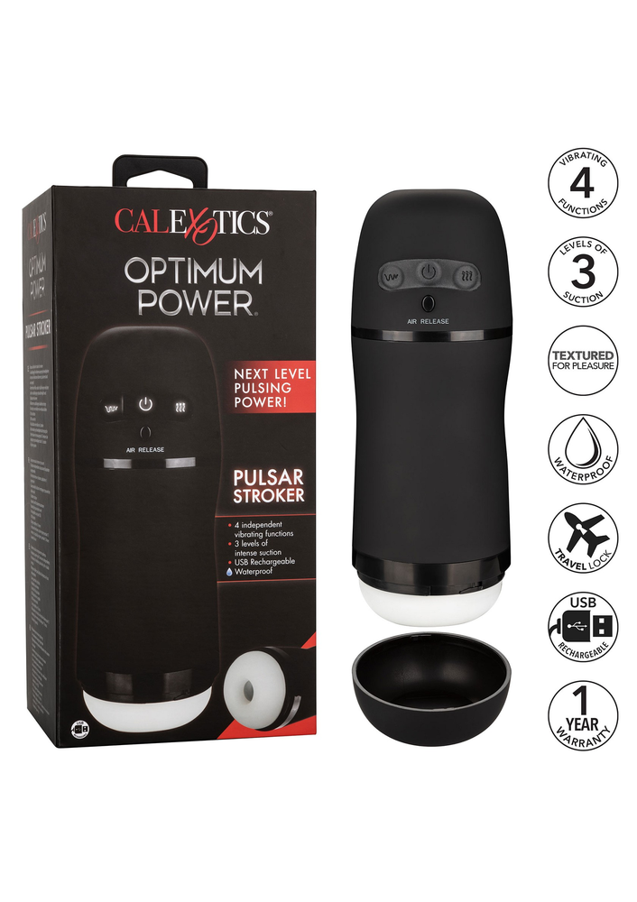 CalExotics Optimum Power Pulsar Stroker BLACK - 1