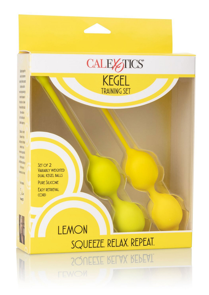 CalExotics Kegel Training Set Lemon YELLOW - 7