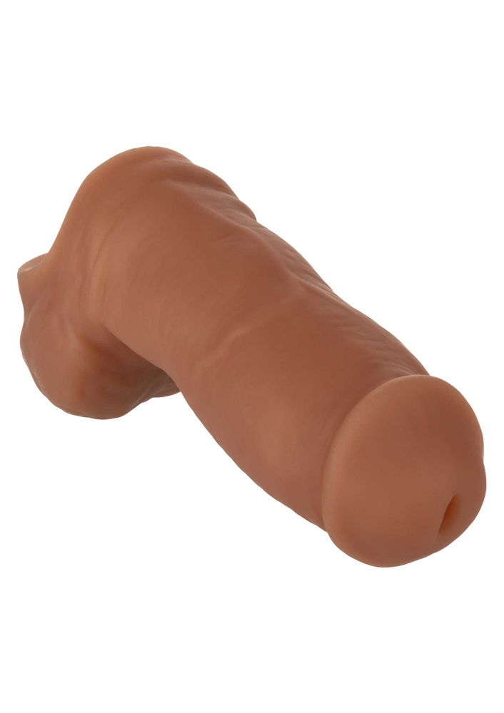 CalExotics Packer Gear 5”/12.75 cm Ultra-Soft Silicone STP BROWN - 6