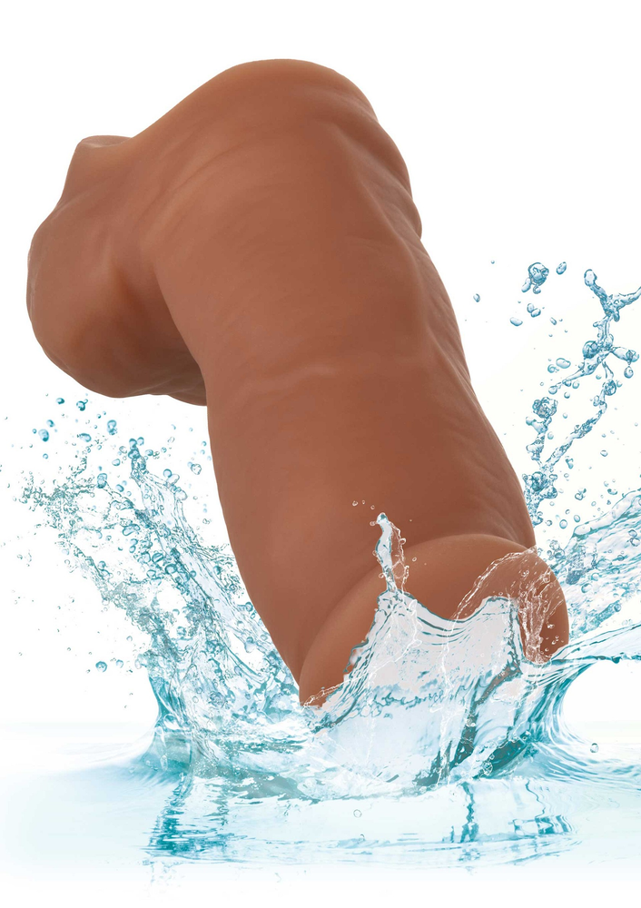 CalExotics Packer Gear 5”/12.75 cm Ultra-Soft Silicone STP BROWN - 2