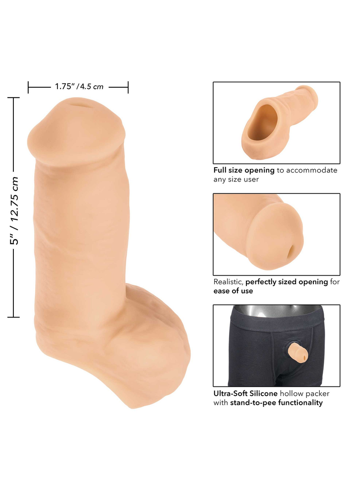 CalExotics Packer Gear 5”/12.75 cm Ultra-Soft Silicone STP SKIN - 2