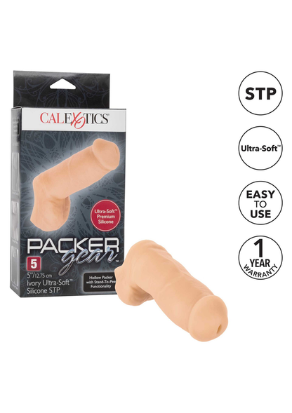 CalExotics Packer Gear 5”/12.75 cm Ultra-Soft Silicone STP SKIN - 0