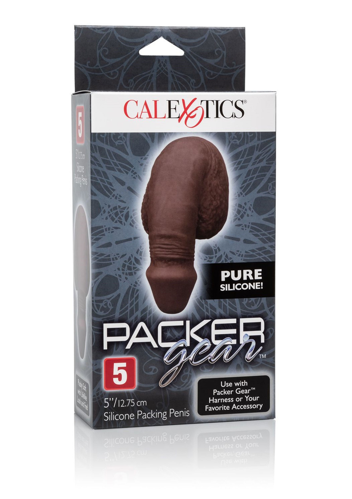 CalExotics Packer Gear 5'/12.75 cm Silicone Packing Penis BLACK - 0