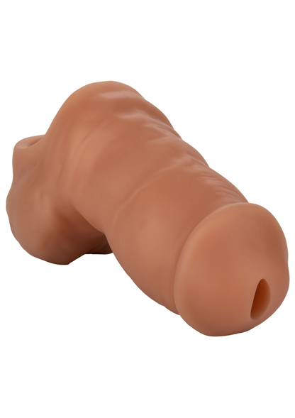 CalExotics Packer Gear 4'/10.25 cm Ultra-Soft Silicone STP Packer BROWN - 9