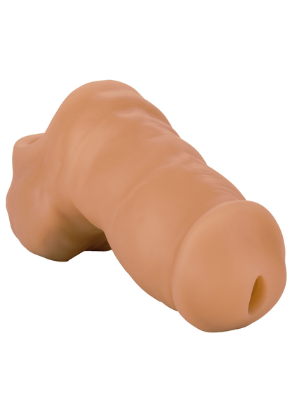 CalExotics Packer Gear 4'/10.25 cm Ultra-Soft Silicone STP Packer CARAMEL - 2