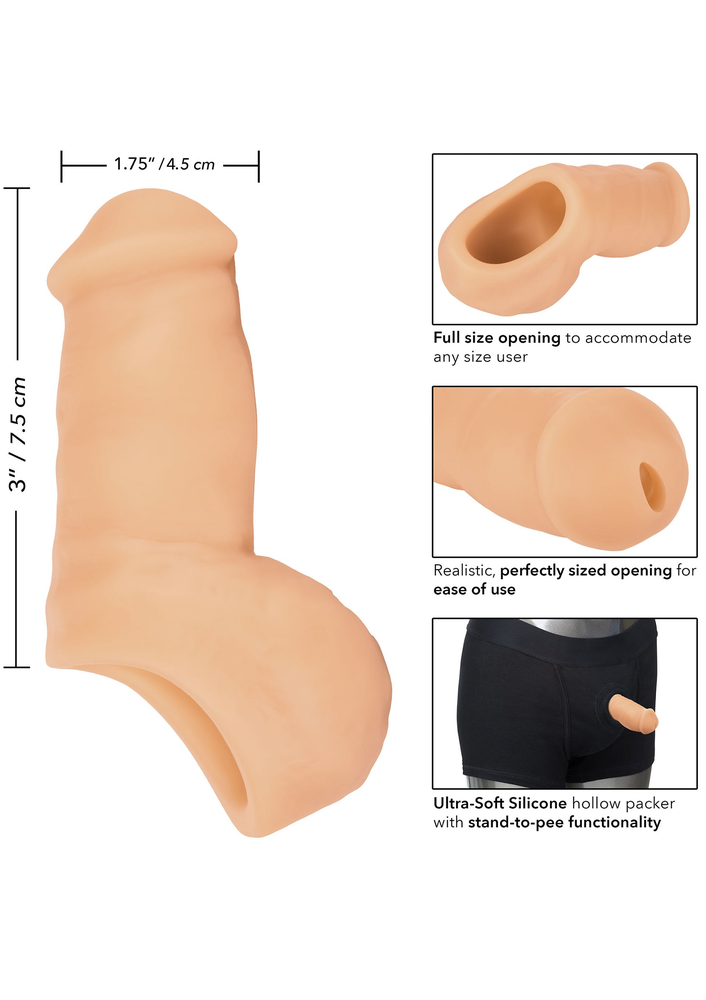 CalExotics Packer Gear 4'/10.25 cm Ultra-Soft Silicone STP Packer SKIN - 5