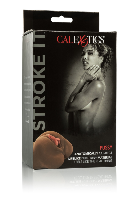 CalExotics Stroke It Pussy - Bruine huidskleur