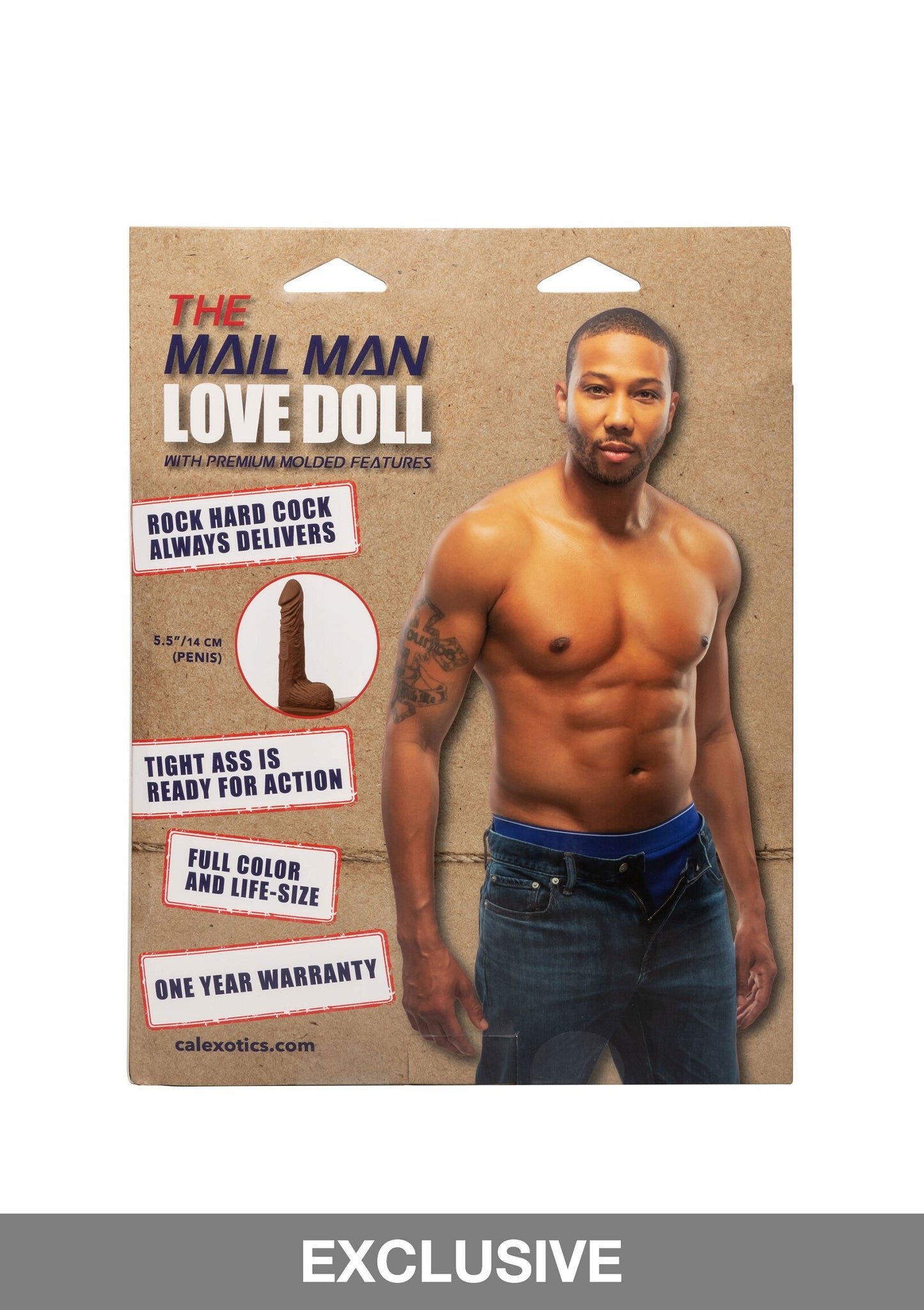 CalExotics Mail Man Love Doll BROWN - 2