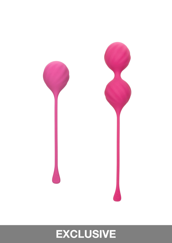 CalExotics Kegel Training 2-Piece Set PINK - 2