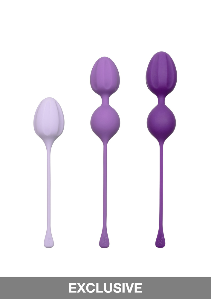 CalExotics Kegel Training 3-Piece Set PURPLE - 4