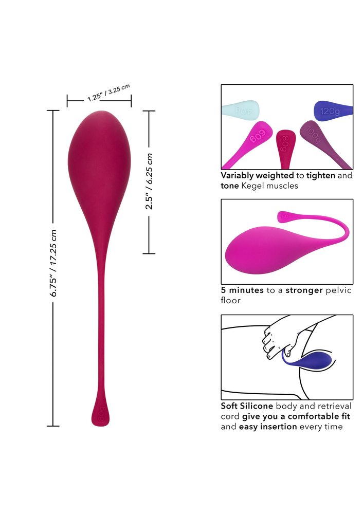 CalExotics Kegel Training 5-Piece Set MULTICOLOR - 13