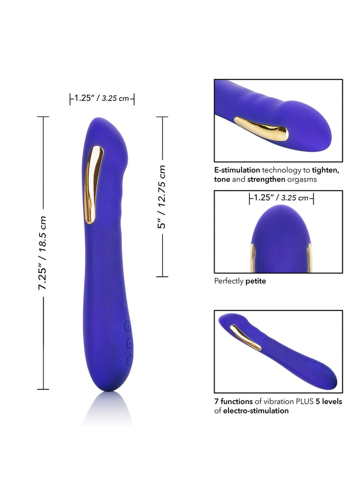 CalExotics Impulse Intimate E-Stimulator Petite Wand BLUE - 7