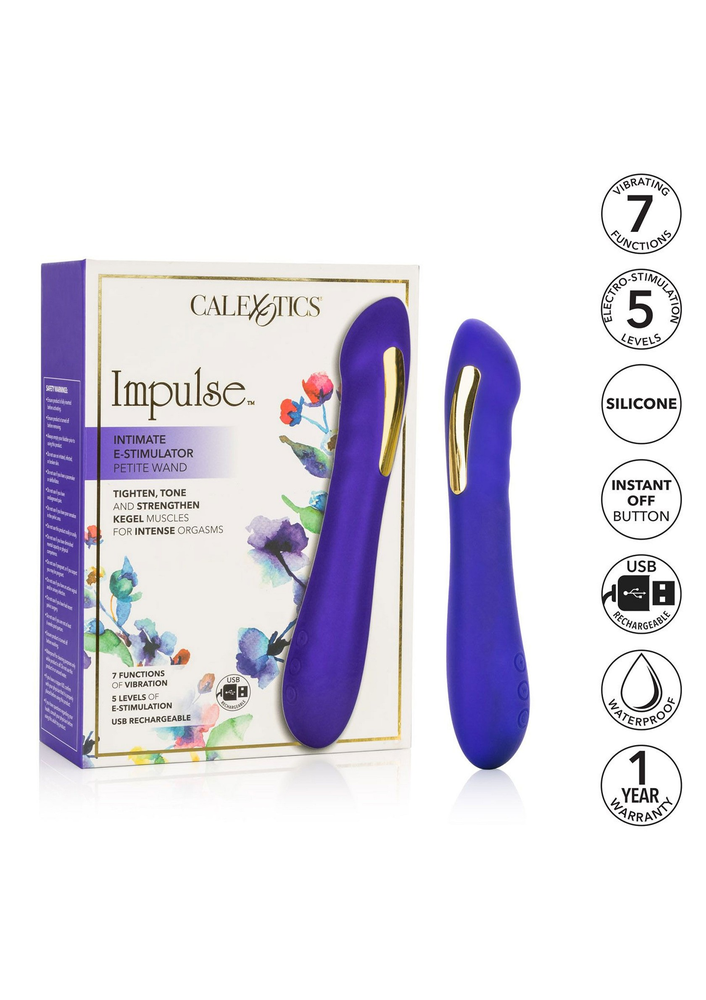 CalExotics Impulse Intimate E-Stimulator Petite Wand BLUE - 2