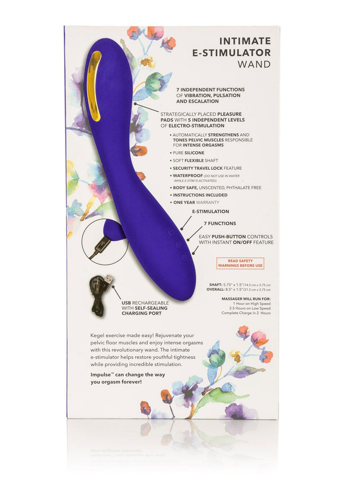 CalExotics Impulse Intimate E-Stimulator Wand BLUE - 6