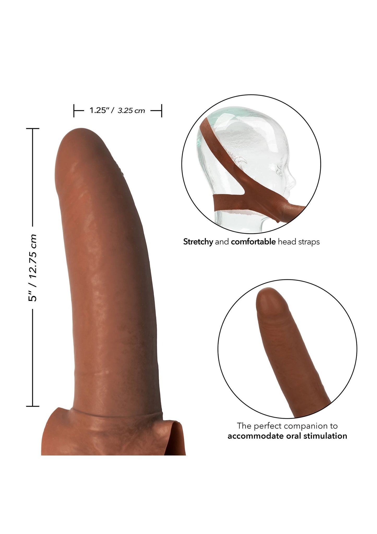 CalExotics The 'Original' Accommodator Latex Dong BROWN - 8