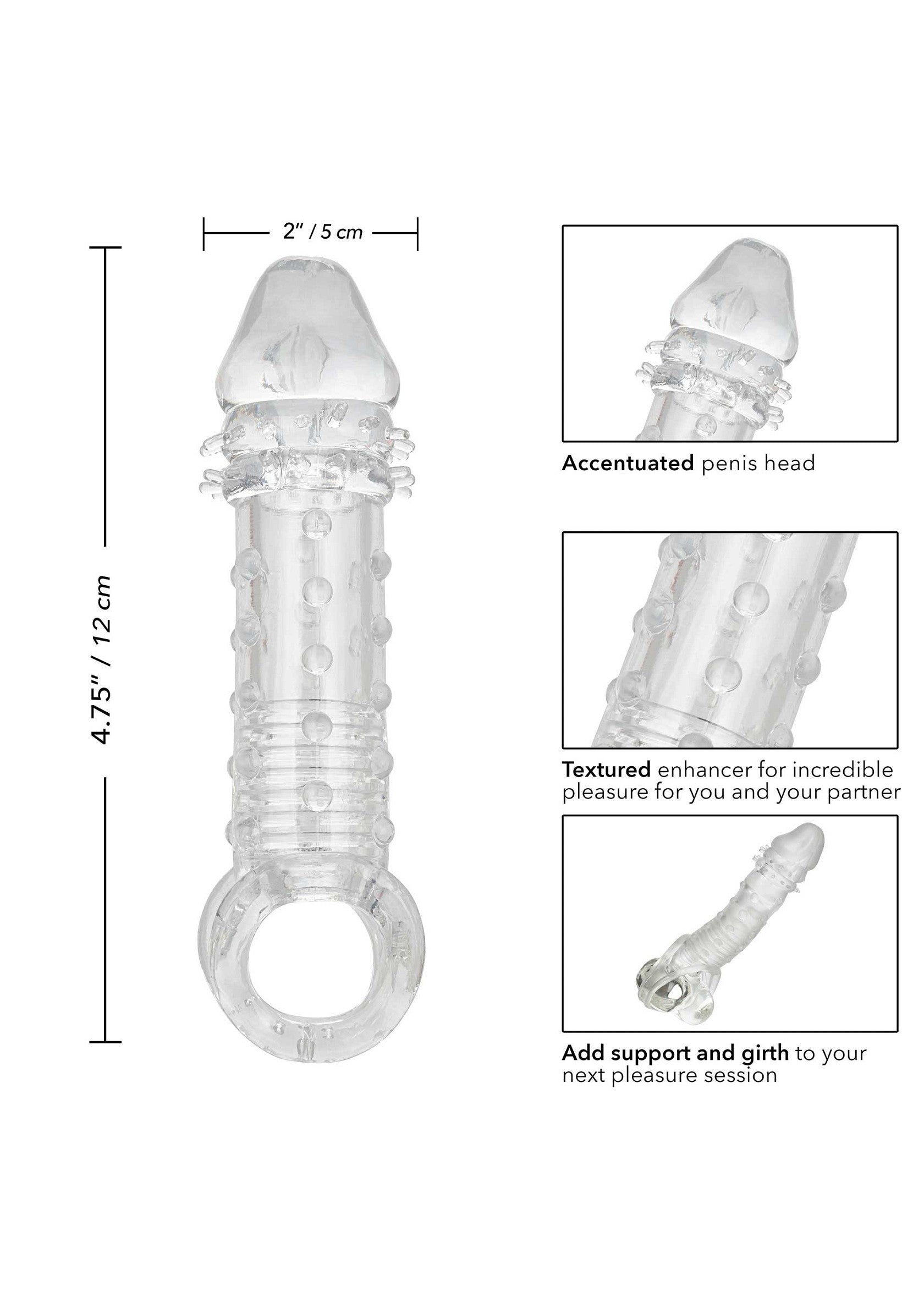 CalExotics Ultimate Stud Extender TRANSPA - 2