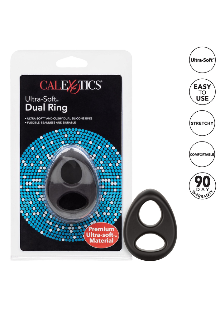 CalExotics Ultra-Soft Dual Ring BLACK - 5