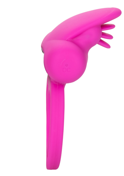 CalExotics Silicone Rechargeable Dual Clit Flicker Enhancer PINK - 0