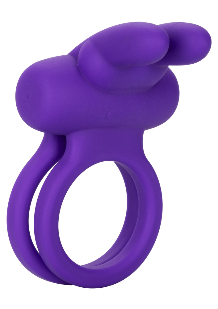 CalExotics Silicone Rechargeable Dual Rockin’ Rabbit Enhancer PURPLE - 5