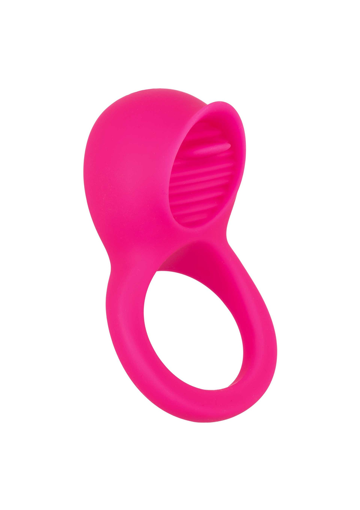 CalExotics Silicone Rechargeable Teasing Tongue Enhancer PINK - 3