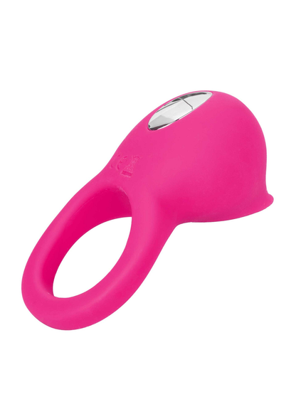 CalExotics Silicone Rechargeable Teasing Tongue Enhancer PINK - 0