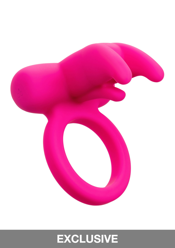 CalExotics Silicone Rechargeable Triple Clit Flicker PINK - 3