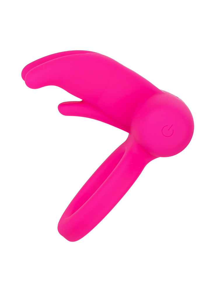 CalExotics Silicone Rechargeable Triple Clit Flicker PINK - 7