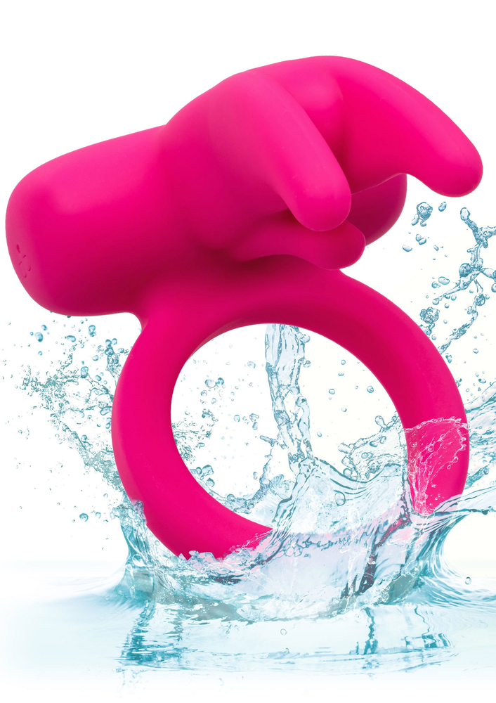 CalExotics Silicone Rechargeable Triple Clit Flicker PINK - 5