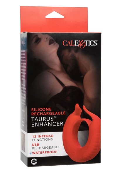 CalExotics Silicone Rechargeable Taurus Enhancer RED - 13