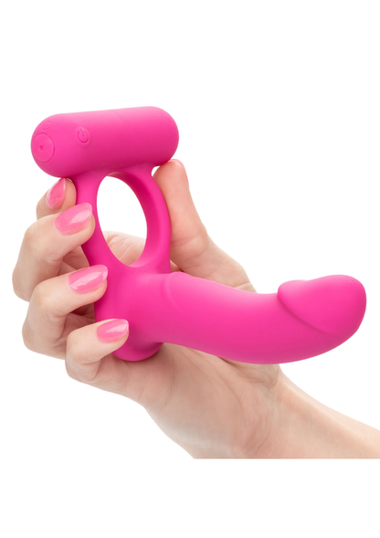 CalExotics Silicone Rechargeable Double Diver PINK - 0