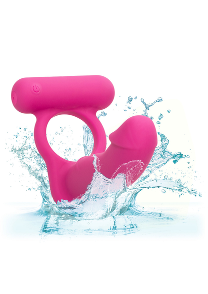 CalExotics Silicone Rechargeable Double Diver PINK - 6