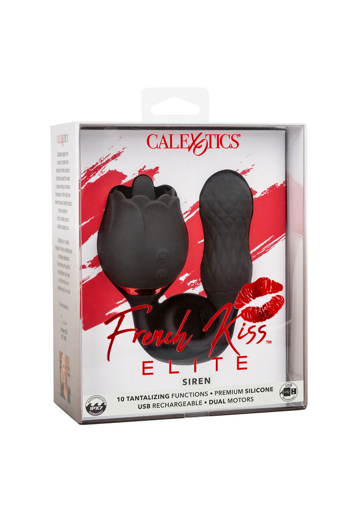 CalExotics French Kiss Elite Siren BLACK - 6