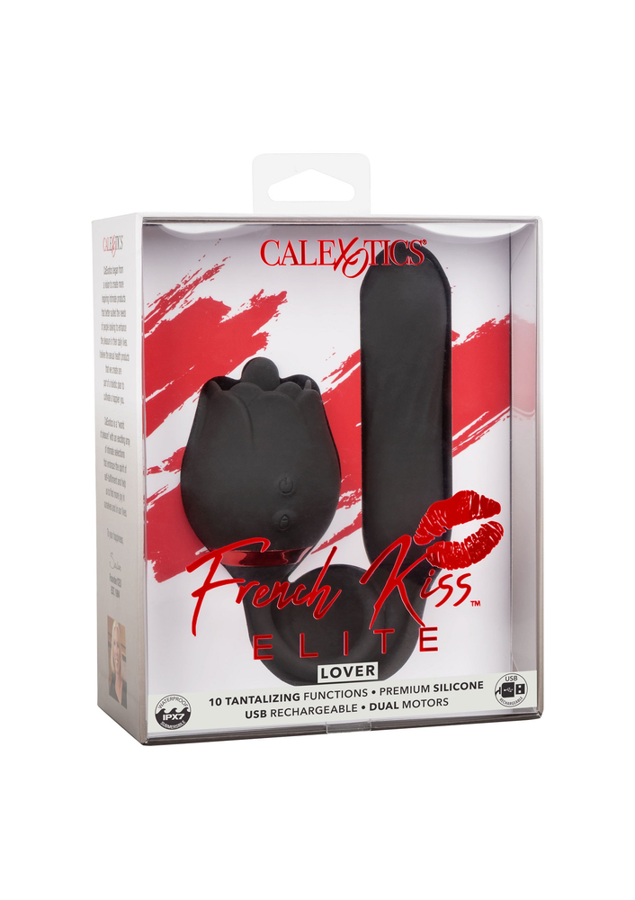 CalExotics French Kiss Elite Lover BLACK - 0