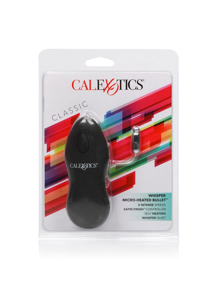 CalExotics Whisper Micro-Heated Bullet BLACK - 1