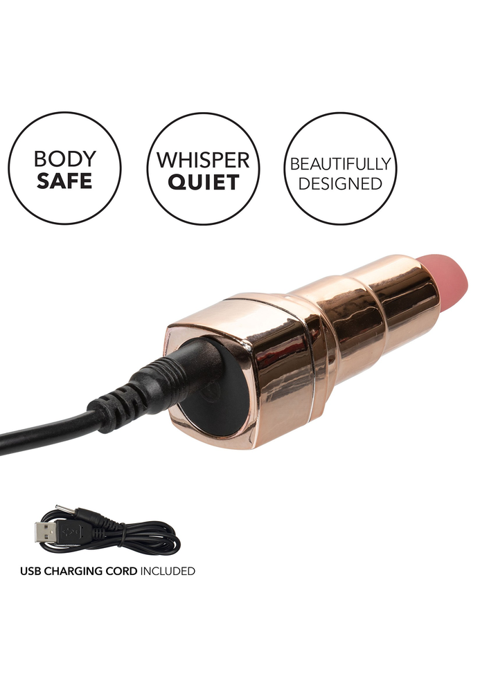 CalExotics Hide & Play Rechargeable Lipstick PINK - 9