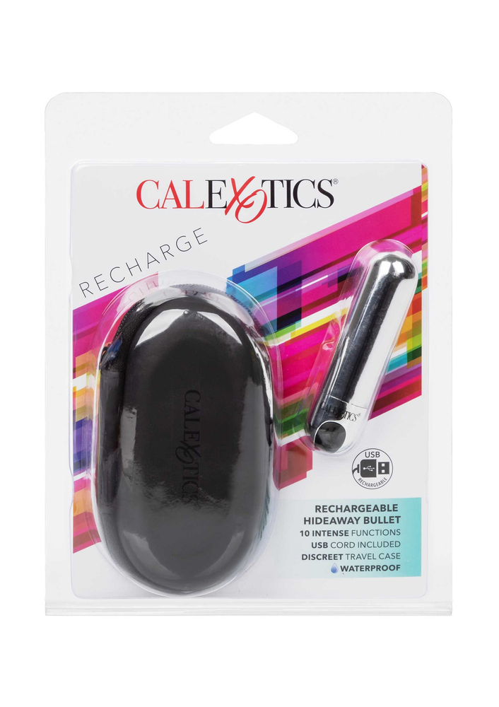 CalExotics Rechargeable Hideaway Bullet SILVER - 3