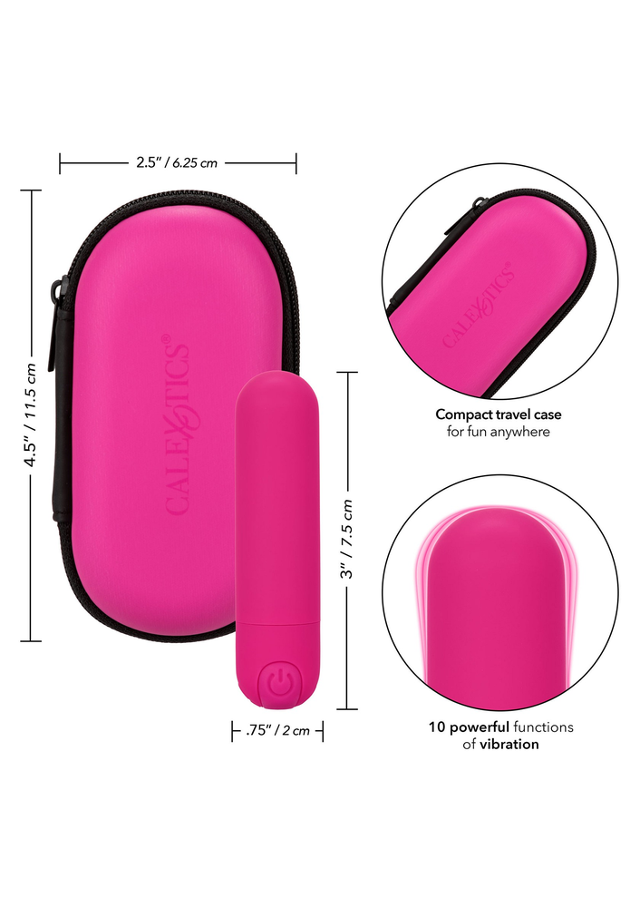 CalExotics Rechargeable Hideaway Bullet PINK - 13