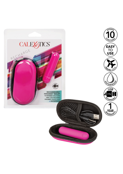 CalExotics Rechargeable Hideaway Bullet PINK - 14