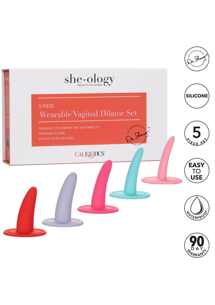 CalExotics She-ology 5-piece Wearable Vaginal Dilator Set ASSORT - 9