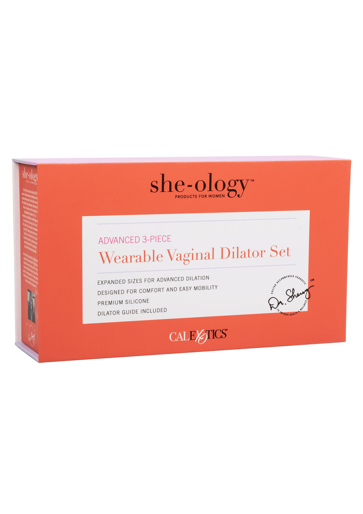 CalExotics She-ology Advanced 3-Piece Wearable Vaginal Dilator Set ASSORT - 9