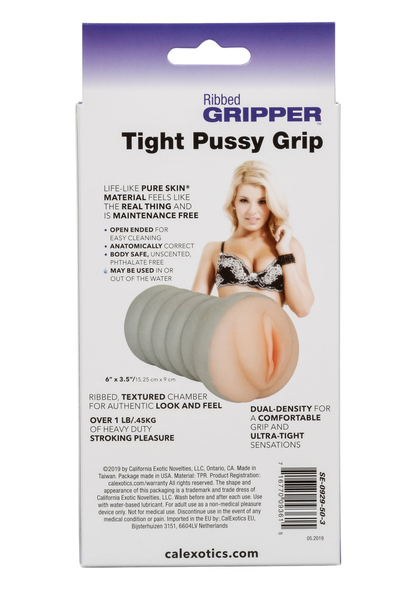 CalExotics Ribbed Gripper Tight Pussy Grip SKIN - 3