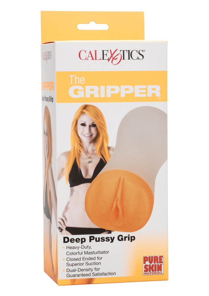 CalExotics The Gripper Deep Pussy Grip ORANGE - 11