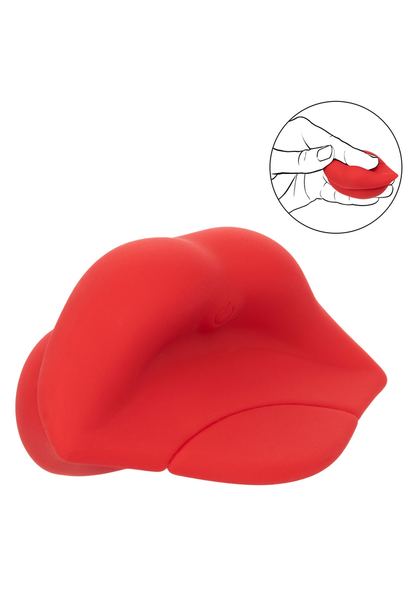 CalExotics Naughty Bits MUAH Mini Vibrator RED - 7