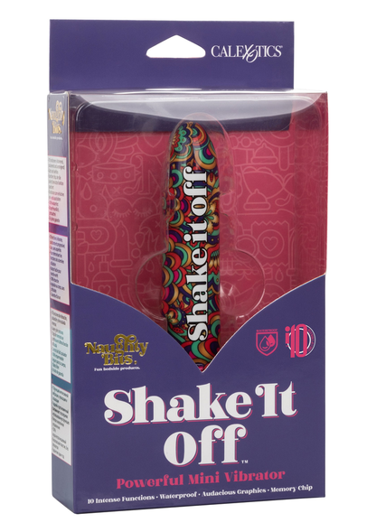 CalExotics Naughty Bits Shake It Off Powerful Mini Vibrator MULTICOLOR - 7