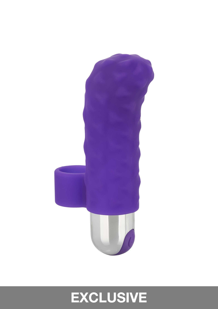 CalExotics Intimate Play Rechargeable Finger Teaser PURPLE - 6