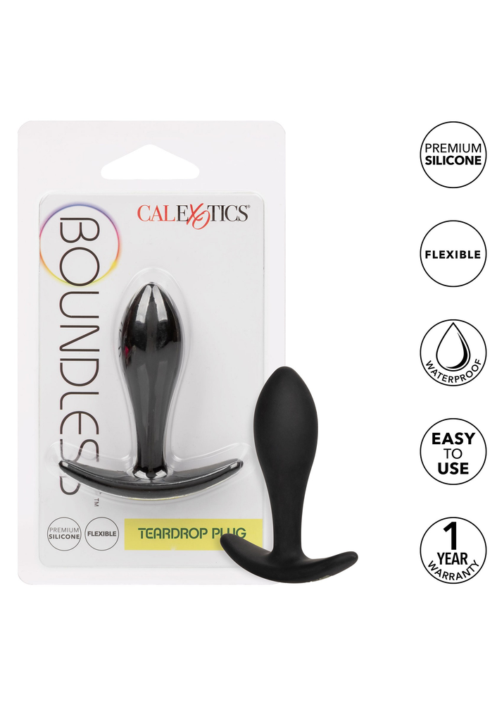 CalExotics Boundless Teardrop Plug BLACK - 2