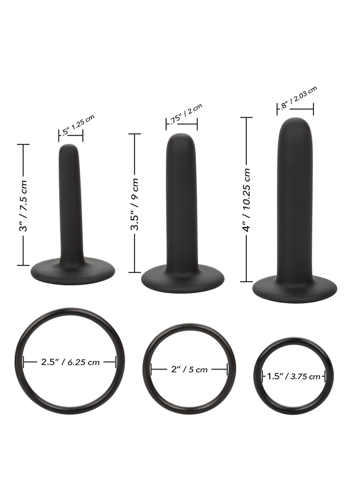 CalExotics Boundless Silicone Pegging Kit BLACK - 12